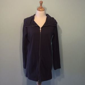 Sport Savvy Zippered Long Jacket w/Pockets